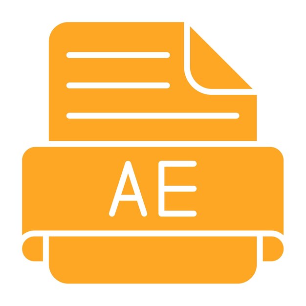 Vector ae icon