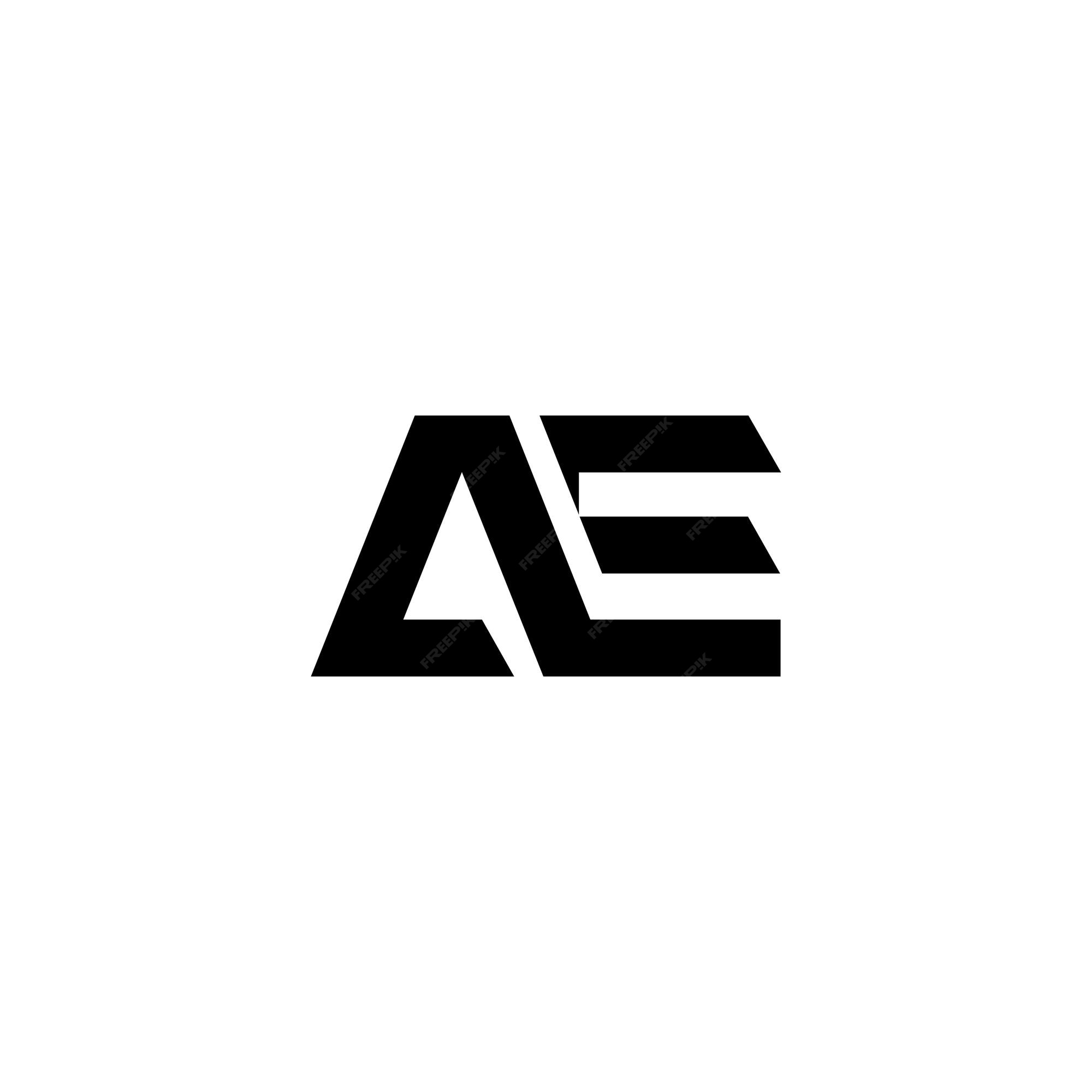 Premium Vector | Ae logo