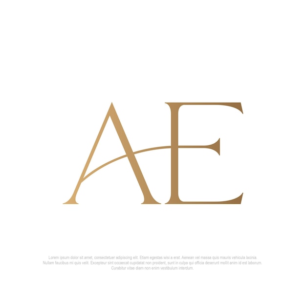 AE monogram logo