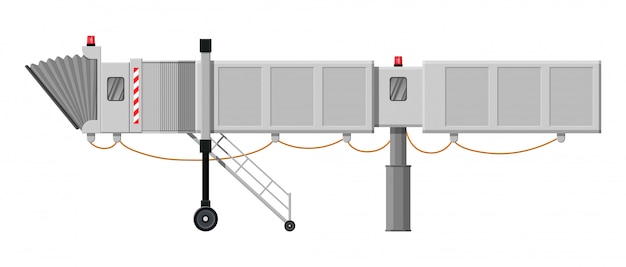 Vector aero bridge or jetway.