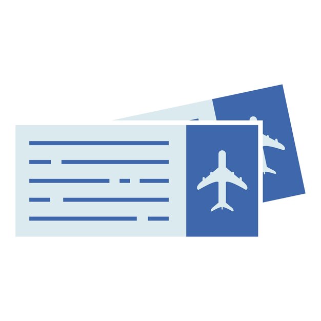 벡터 aeroplan 종이 티켓 항공 여행 여행 교통 액세스 우선권