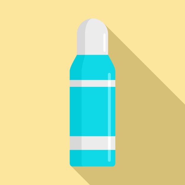 Aerosol deodorant icon flat illustration of aerosol deodorant vector icon for web design