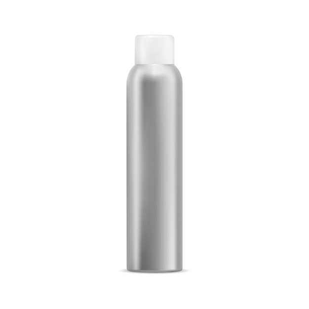 Aerosol spuitfles Aluminium deodorant kan mockup