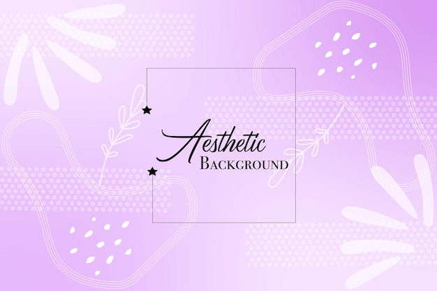 Aesthetic abstract background with gradient