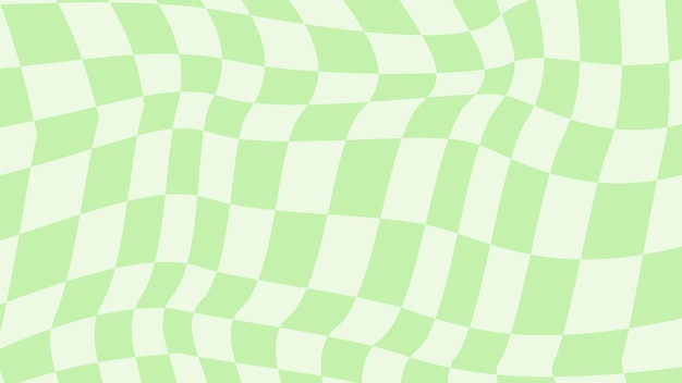 Aesthetic abstract green distorted checkerboard checkers backdrop illustration perfect for wallpaper backdrop background