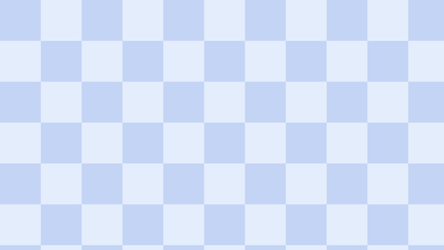 Aesthetic cute pastel blue checkerboard gingham checkers background illustration perfect for backdrop wallpaper postcard background banner