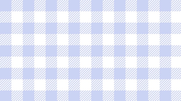 Aesthetic cute pastel blue gingham tartan checkers plaid checkerboard texture background illustration perfect for banner wallpaper backdrop postcard background