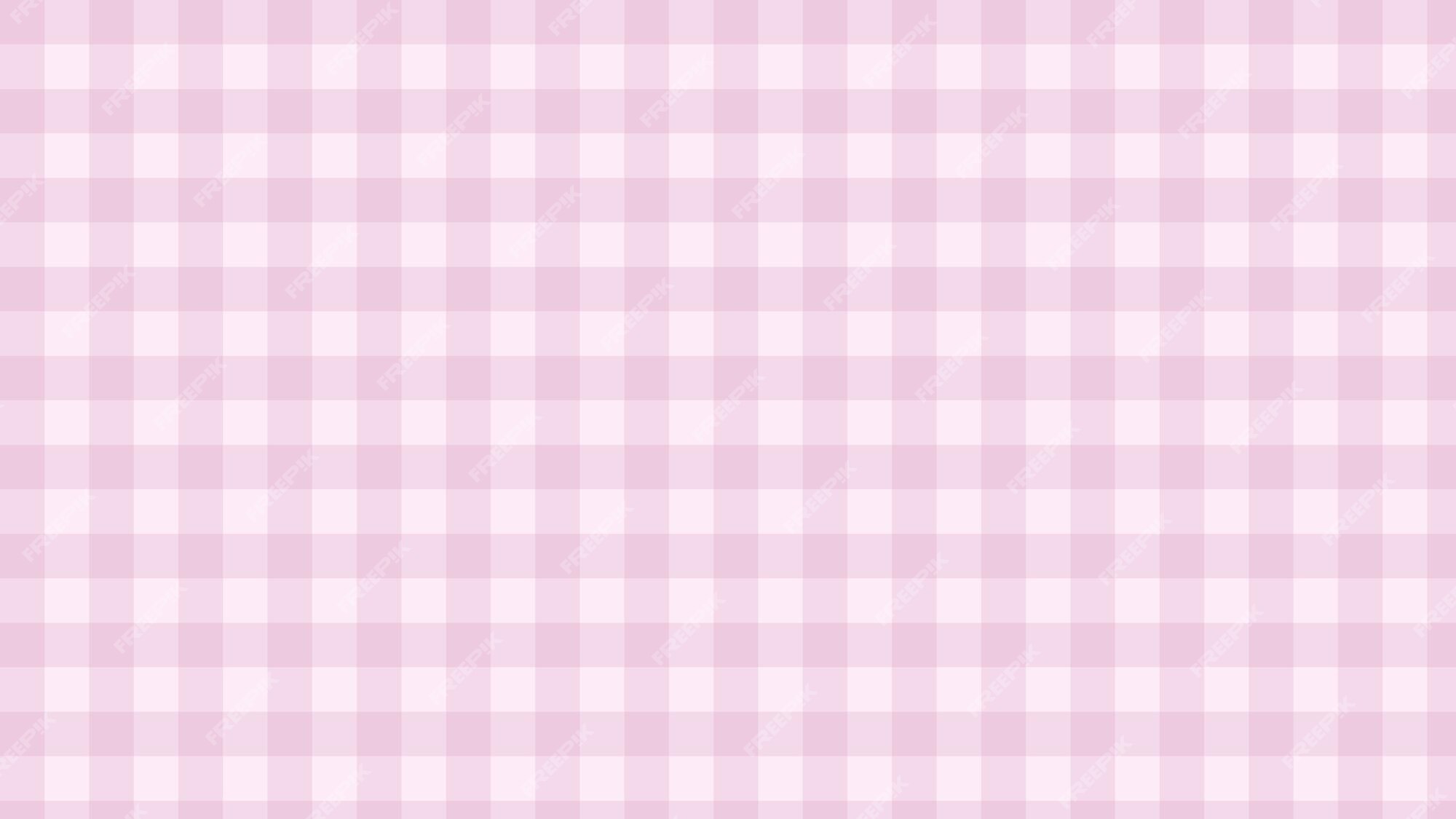 Aesthetic Simple Modern Pink Checkered Design | Greeting Card