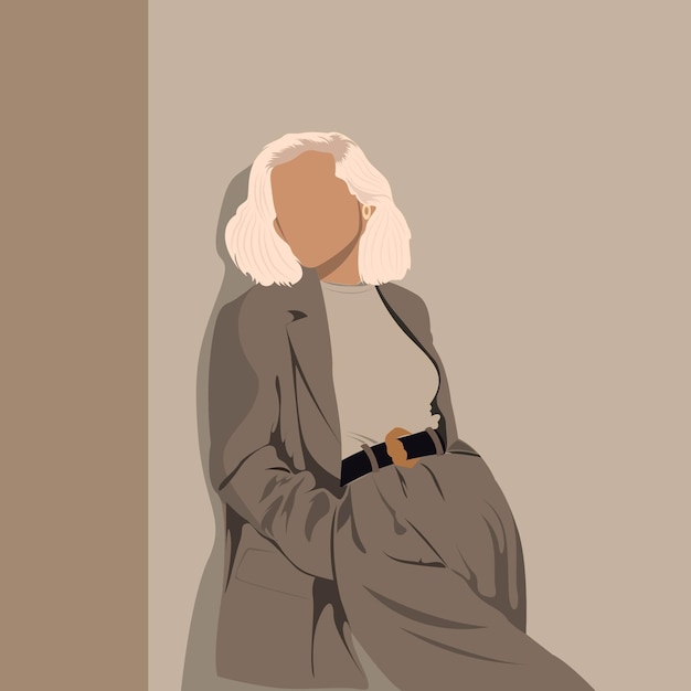 Aesthetic Fashion Women Illustrations Celebration of Femininity and Style