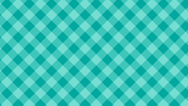 Aesthetic green diagonal gingham checkers plaid checkerboard wallpaper illustration perfect for wallpaper backdrop background banner cover