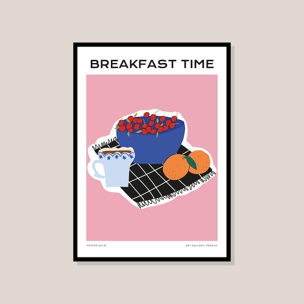 Aesthetic hand drawn printable posters for your wall art collection