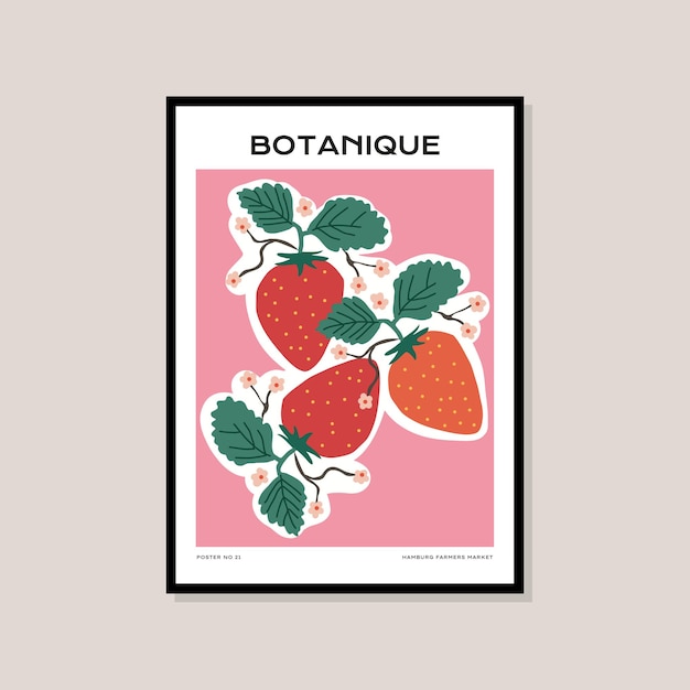 Aesthetic hand drawn printable posters for your wall art collection