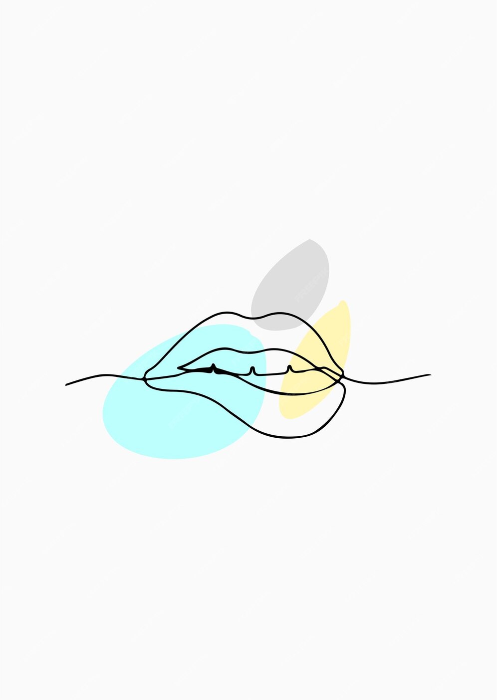 Premium Vector | Aesthetic Line Art Black and White