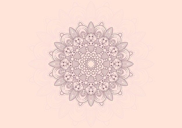 aesthetic mandala ornament pattern background