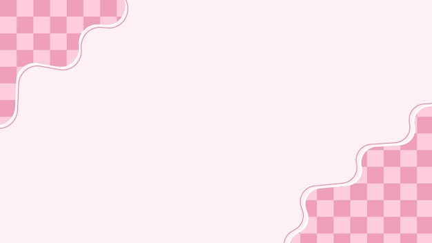 Aesthetic minimal cute pastel pink wallpaper with abstract checkers checkerboard decoration backdrop illustration perfect for wallpaper backdrop postcard background banner