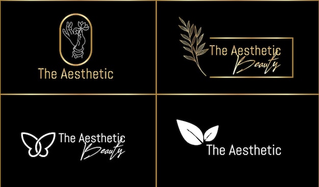 The Aesthetic Natural Flower Logo Vector Collection