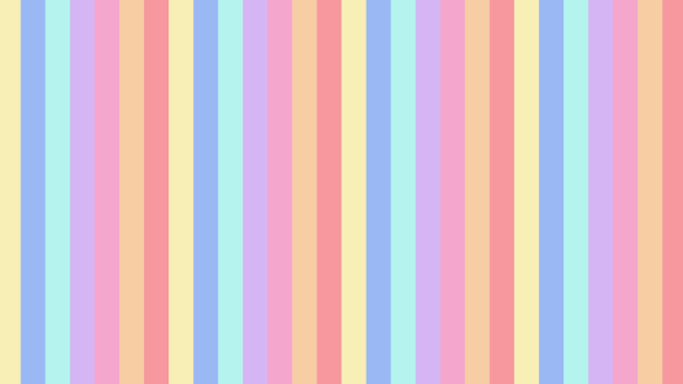 Aesthetic pastel multicolor striped line backdrop illustration perfect for backdrop wallpaper postcard background banner for your design