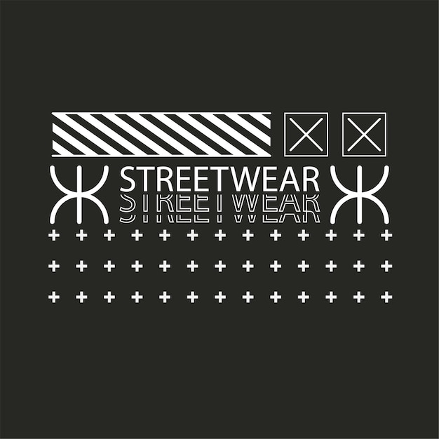 aesthetic streetwear template design for your clothing design