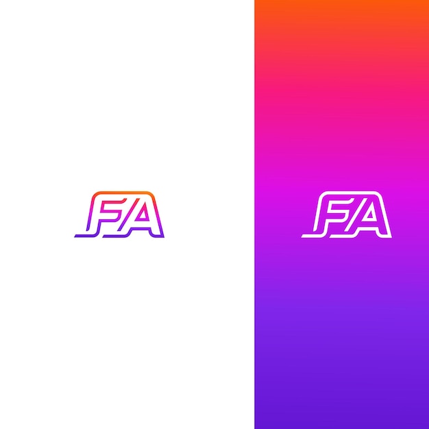 Vector af letter logo ontwerp sjabloon elementen moderne abstracte digitale alfabet letter logo