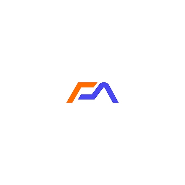 Vector af letter logo ontwerp sjabloon elementen moderne abstracte digitale alfabet letter logo