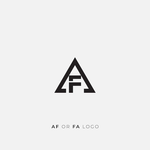 AF of FA brieven modern logo