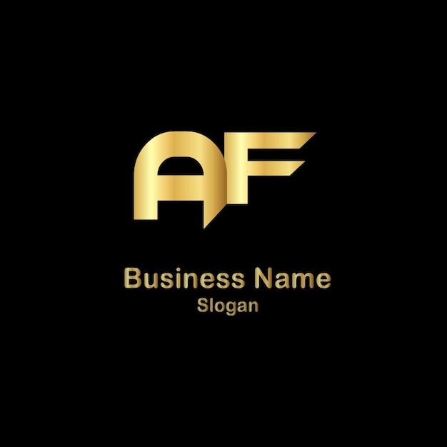 AF479 letter AF logo ontwerp