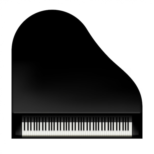 Vector afbeelding van piano