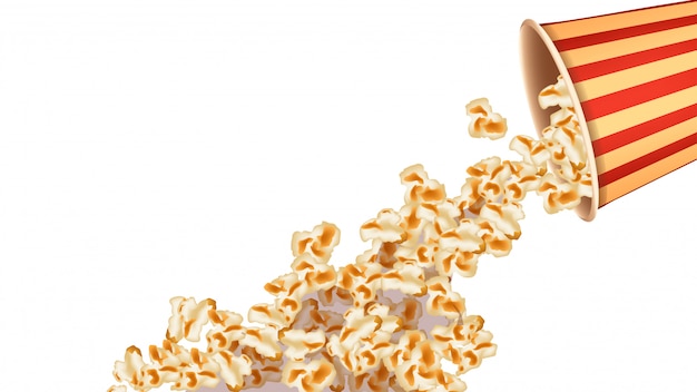 Vector afbeelding van popcorn