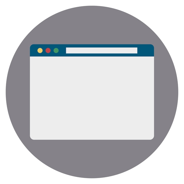 Afbeeldingsbrowserinterface Internet webnavigatie Online zoekvenster Vectorillustratie EPS 10