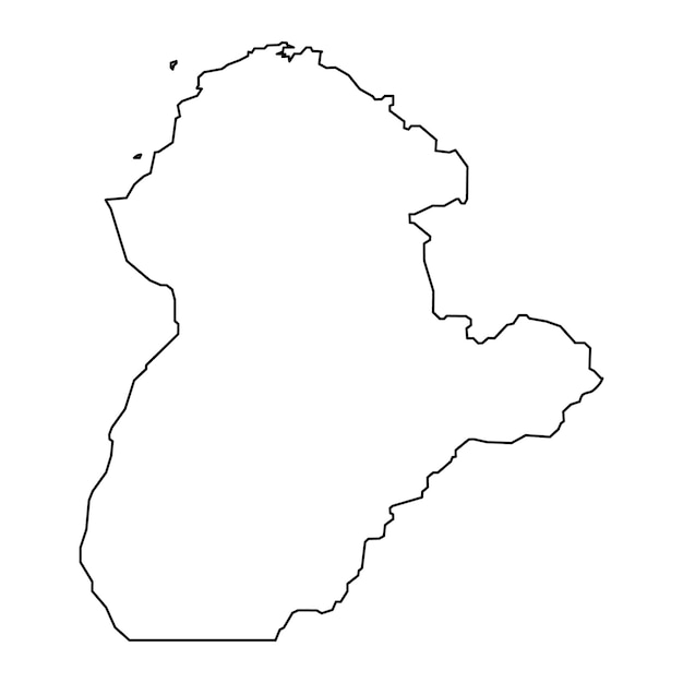 Afdeling Cordoba kaart administratieve afdeling van Colombia