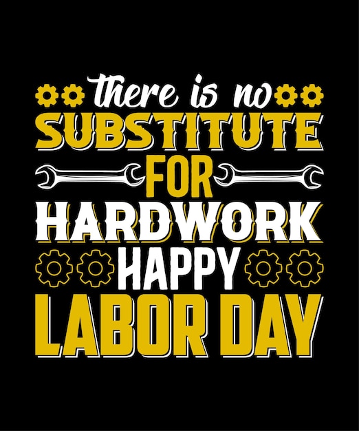 Afdrukbaar Labor Day T-shirtontwerp