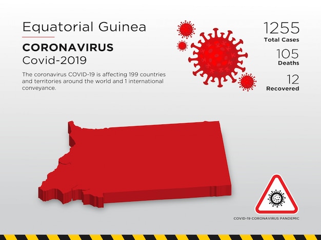 Vector affected country of coronavirus disease design template