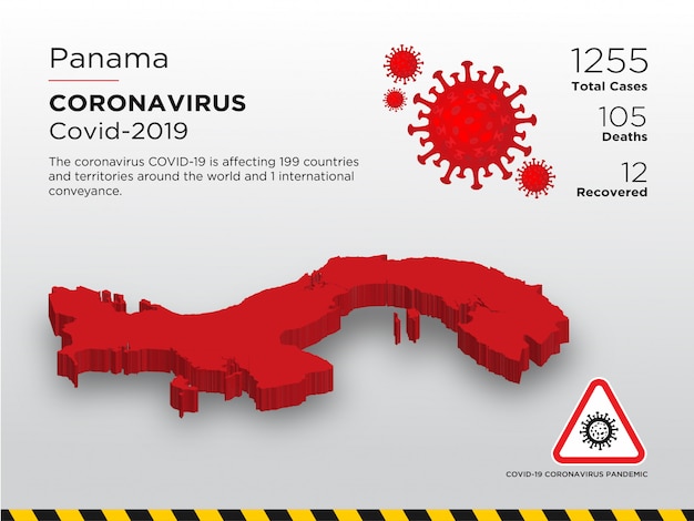 Зараженный шаблон дизайна страны заболевания коронавирусом