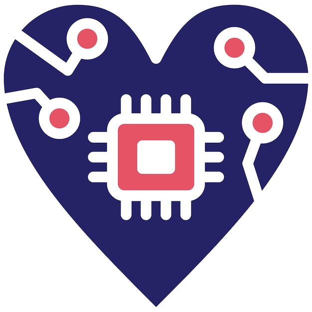 affective computing vector icon illustration of data analytics iconset