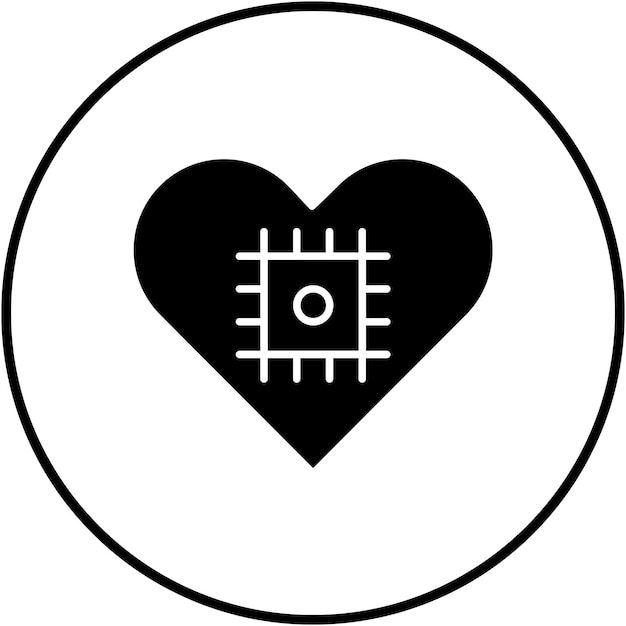 Affective Computing vector icoon Kan worden gebruikt voor Data Analytics iconset