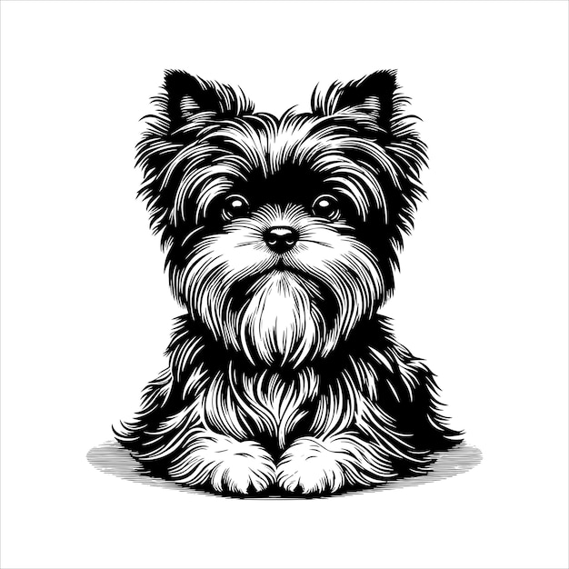 Vector affenpinscher vector