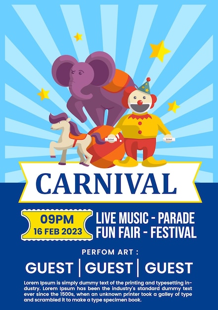 AFFICHE CARNAVAL 1120