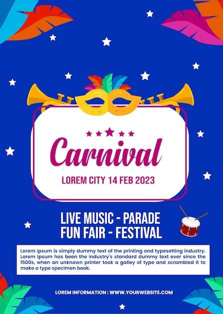 AFFICHE CARNAVAL 1120