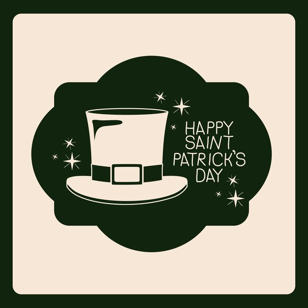 Affiche happy saint patricks dag