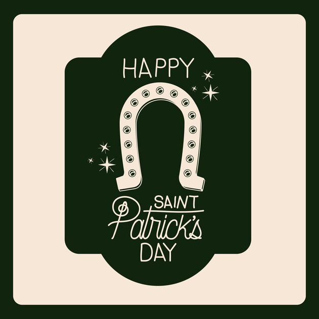 Affiche happy saint patricks dag