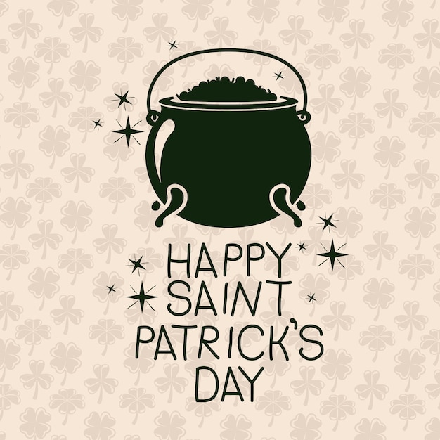 Affiche happy saint patricks dag