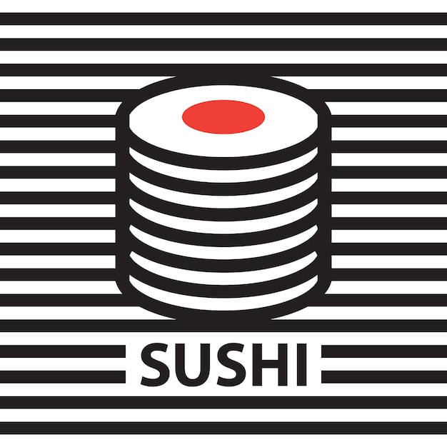 affiche voor sushibar