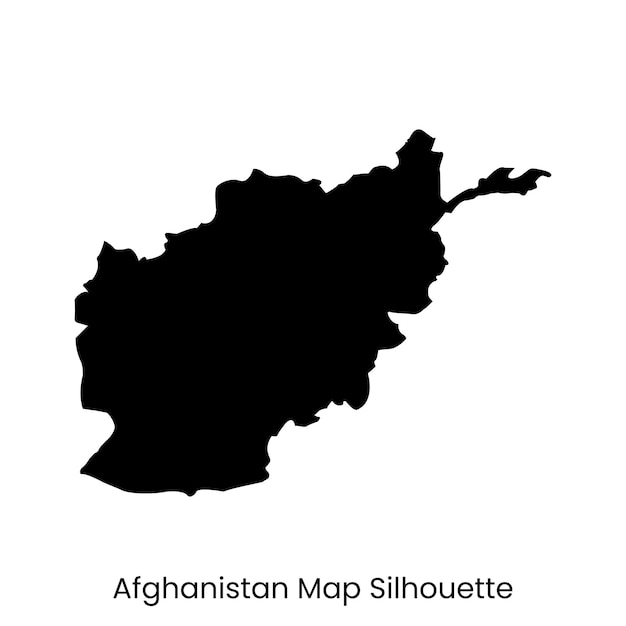 아프가니스탄 지도 디자인 로고