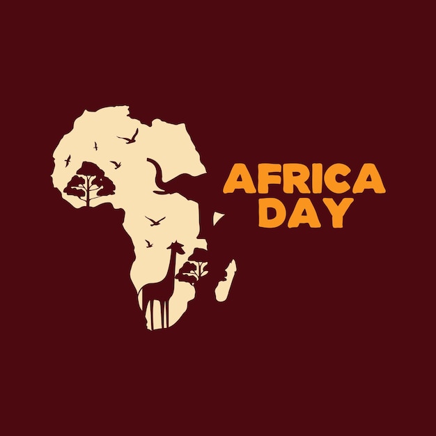 Africa day celebrations design template