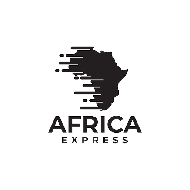 Africa Express and expedition company logo design