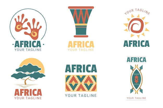 Africa logo collection