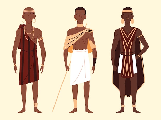 Africa men characters