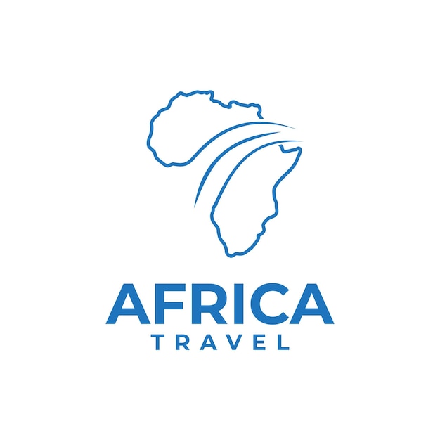 Africa travel agency company logo design