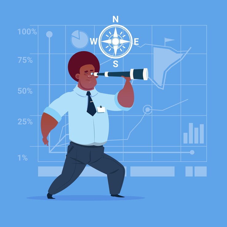 Vector african american business man 