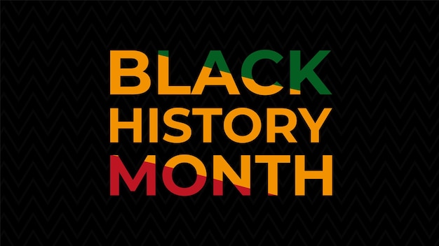 Vector african american history of black history month